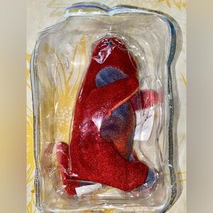 Ty Vibrant Tyrannosaurus Rex Red and multicolor chest McDonald’s Beanie.